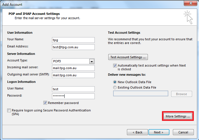 Outlook 2013 - Email Details