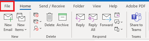 Outlook 365 Setup - File