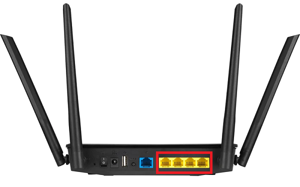 ASUS AC1500 LAN Ports