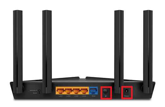 TP-Link Archer AX10 Power Port+Button