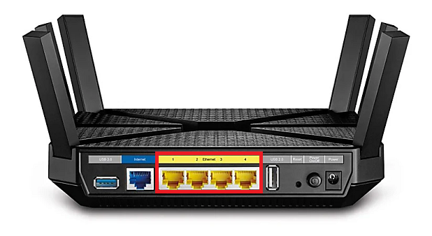 TP-Link Archer C4000 LAN Ports