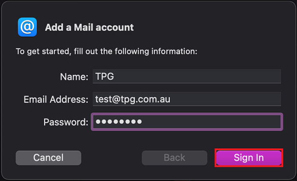 Mac Mail Add Email Address