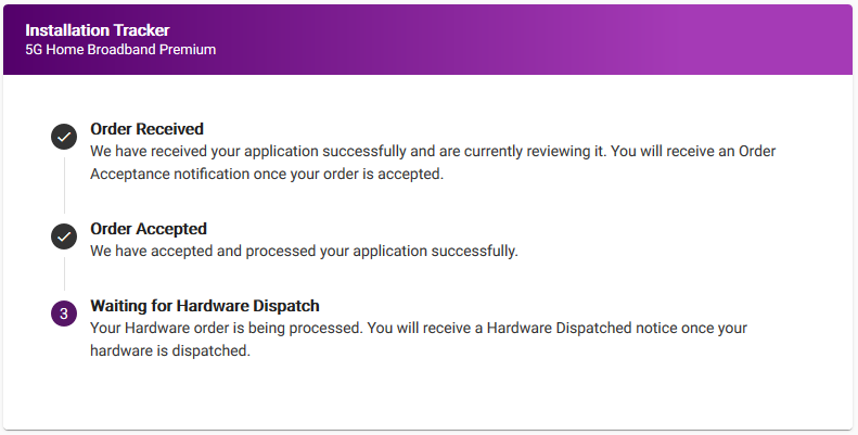 My Account - Install Tracker