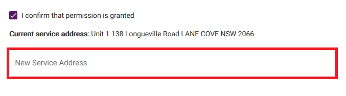 My Account Relocation - new address