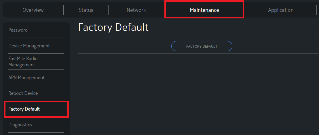 Nokia 5G Factory Reset