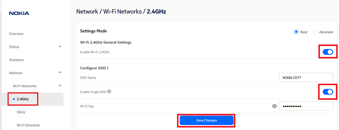 NokiaFM3.2 Basic Wifi - 2.4GHz