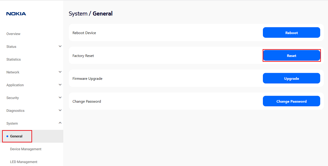 NokiaFM3.2 Factory Reset