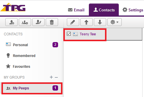 Post Office - Add Group Contact