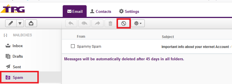 Post Office - Empty Spam