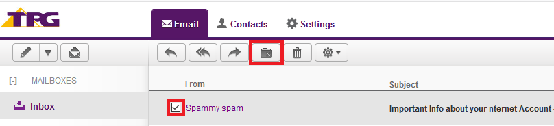 Post Office - Mark Spam