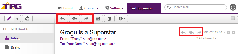 Post Office - Reply Email