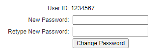 Enter your new password