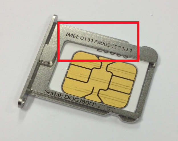 iPhone IMEI example