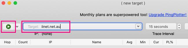 Mac PingPlotter ping test 1