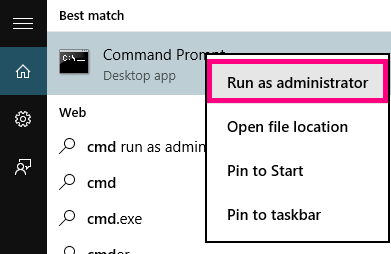 Windows 10 Winsock reset 2